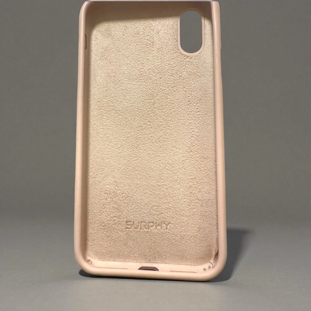 SURPHY Liquid Silicone Case iPhone X Pink Sand